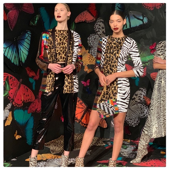 ALICE + OLIVIA Jae Multicolored Sequin Dress - Picture 6 of 14